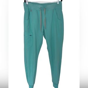 women's Fresh Aqua Zamora- Jogger Scrub Pants - M / Fresh Aqua